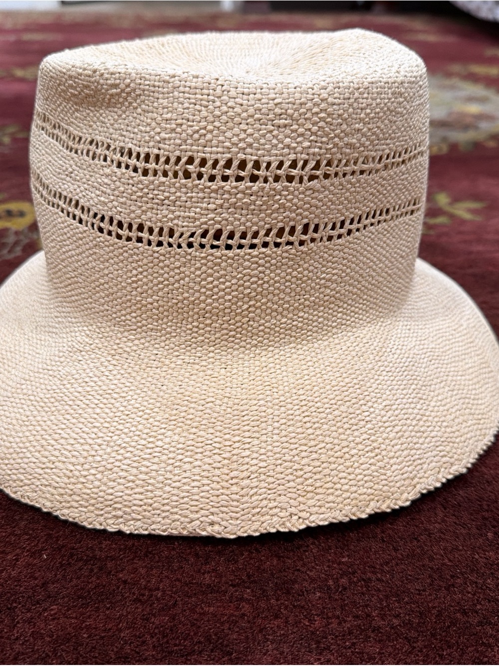 a new day Natural Beige Woven Sun Hat